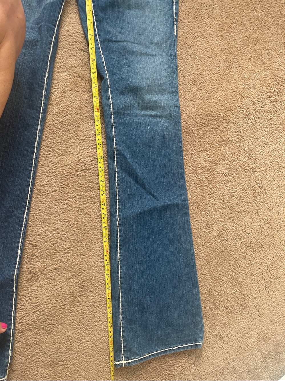 True Religion Women's Blue Bootcut Jeans - Picture 8 of 8